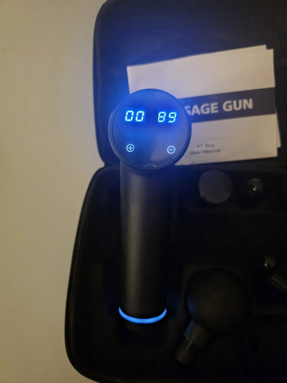 F7 Pro Massage Gun with Case – Charger Needed
